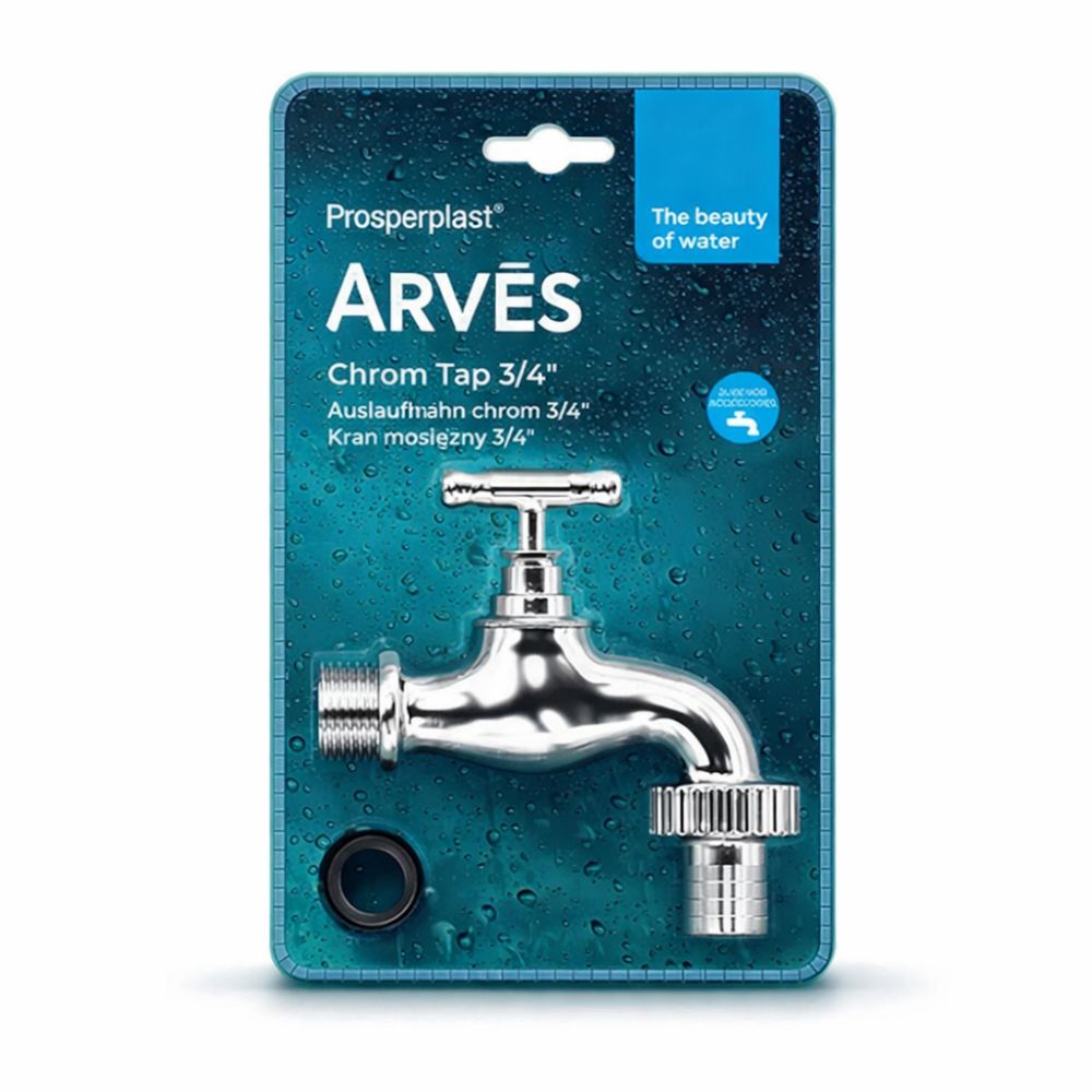 Prosperplast 3/4″ chromuotas čiaupas lietaus vandens rezervuaras |  |  |