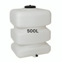 Baltas 500 l geriamojo vandens bakas
